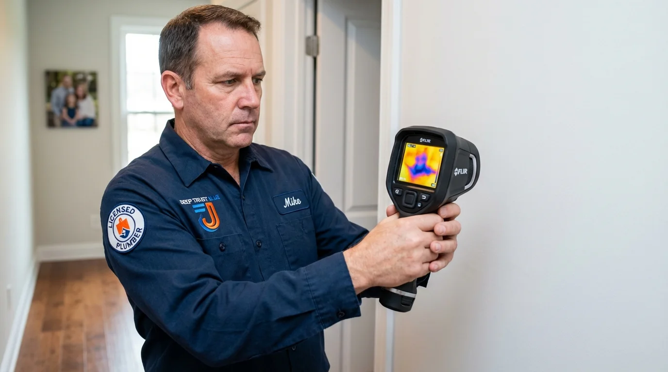 Thermal imaging leak detection by Johns Plumbing LLC in Pampa